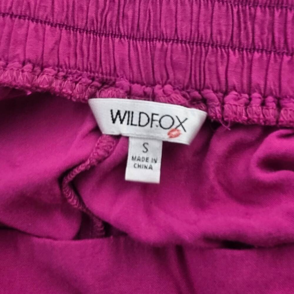 Wild Fox Raspberry Short Size Small - Picture 4 of 8